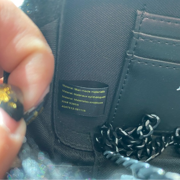 **SOLD** Sam Edelman Faux Fur Black Shoulder Bag - Picture 5 of 9